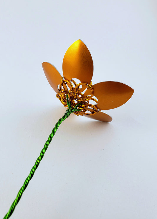 Large Chainmaille Flower